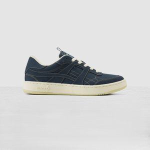 Laimminis Low Top Canvas Sneakers - Navy Blue & Off-White